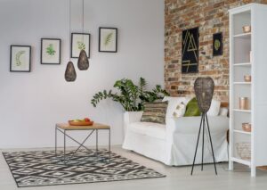 Κρεμαστό Φωτιστικό Αντικέ Ορείχλακος με Μεταλλικό Πλέγμα Φ23 ZIVA 1x E27 Trio Lighting – 365300104