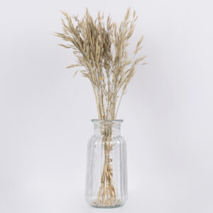 GloboStar® WHEAT 36548 Αποξηραμένο Φυτό Σίτος – Μπουκέτο Διακοσμητικών Κλαδιών Μπεζ – Πράσινο Υ60cm