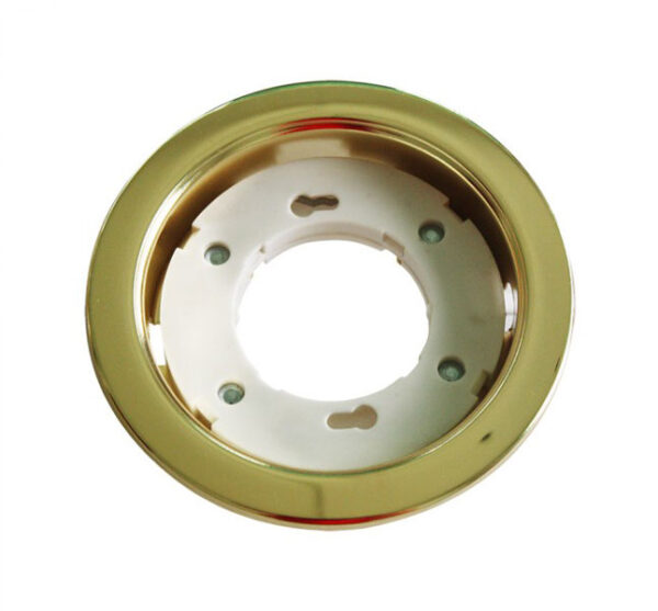 Βάση για Λάμπα Gx53 V-TAC Χωνευτή Στρογγυλή Χρυσή – 3676