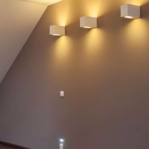 Επιτοίχιο φωτιστικό Spot G9 Τετράγωνο Γύψινο λευκό V-TAC – 3695