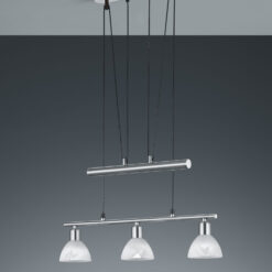 Κρεμαστό Φωτιστικό Trio Lighting LED 5W E14 Νίκελ Ματ Μεταλλικό 400lm 3000K  371010307