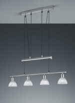 Κρεμαστό Φωτιστικό Trio Lighting LED 5W E14 Νίκελ Ματ Μεταλλικό 400lm 3000K  371010407