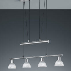 Κρεμαστό Φωτιστικό Trio Lighting LED 5W E14 Νίκελ Ματ Μεταλλικό 400lm 3000K  371010407
