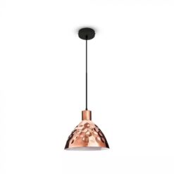 Κρεμαστό Φωτιστικό Οροφής Μεταλλικό Rose Gold Σφυρήλατο V-TAC – 3711