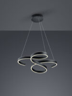 Κρεμαστό Φωτιστικό Trio Lighting LED 52W  Ανθρακί Μεταλλικό Step Dimmable 6500lm 3000K  371310142
