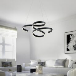 Κρεμαστό Φωτιστικό Trio Lighting LED 52W  Ανθρακί Μεταλλικό Step Dimmable 6500lm 3000K  371310142