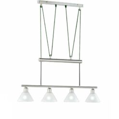 Κρεμαστό Φωτιστικό Trio Lighting   E14 Νίκελ Ματ Μεταλλικό    3751041-07