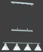 Κρεμαστό Φωτιστικό Trio Lighting   E14 Νίκελ Ματ Μεταλλικό    3751041-07