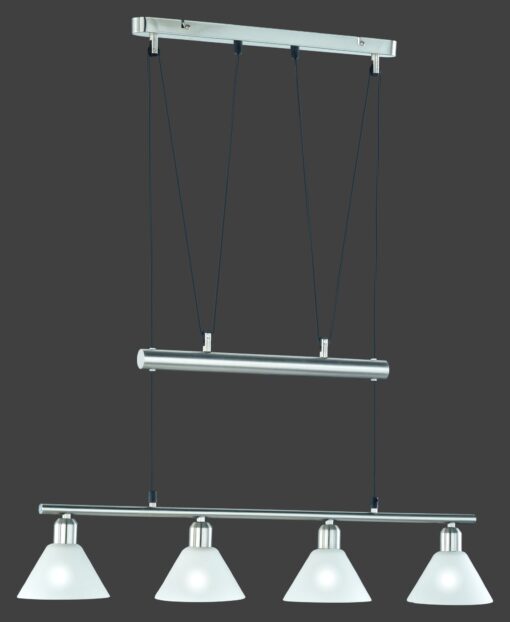 Κρεμαστό Φωτιστικό Trio Lighting   E14 Νίκελ Ματ Μεταλλικό    3751041-07