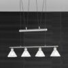 Κρεμαστό Φωτιστικό Trio Lighting   E14 Νίκελ Ματ Μεταλλικό    3751041-07