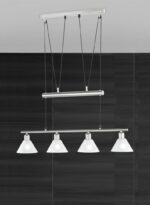 Κρεμαστό Φωτιστικό Trio Lighting   E14 Νίκελ Ματ Μεταλλικό    3751041-07