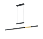 Κρεμαστό Φωτιστικό Trio Lighting  LED 45W Μαύρο Ματ Μεταλλικό Step Dimmable 5300lm  2700K – 5000K – 375310502