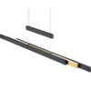 Κρεμαστό Φωτιστικό Trio Lighting  LED 45W Μαύρο Ματ Μεταλλικό Step Dimmable 5300lm  2700K – 5000K – 375310502