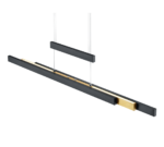 Κρεμαστό Φωτιστικό Trio Lighting  LED 45W Μαύρο Ματ Μεταλλικό Step Dimmable 5300lm  2700K – 5000K – 375310502