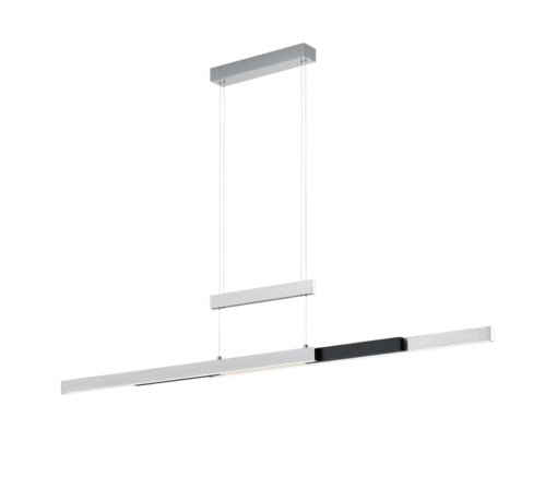 Κρεμαστό Φωτιστικό Trio Lighting  LED 45W Βουρτσισμένο Αλουμίνιο Μεταλλικό Step Dimmable 5300lm  2700K – 5000K – 375310505