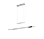 Κρεμαστό Φωτιστικό Trio Lighting  LED 45W Βουρτσισμένο Αλουμίνιο Μεταλλικό Step Dimmable 5300lm  2700K – 5000K – 375310505