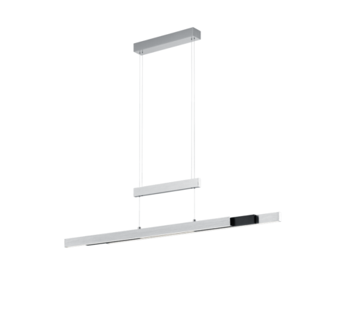 Κρεμαστό Φωτιστικό Trio Lighting  LED 45W Βουρτσισμένο Αλουμίνιο Μεταλλικό Step Dimmable 5300lm  2700K – 5000K – 375310505