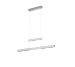 Κρεμαστό Φωτιστικό Trio Lighting  LED 45W Βουρτσισμένο Αλουμίνιο Μεταλλικό Step Dimmable 5300lm  2700K – 5000K – 375310505
