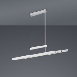 Κρεμαστό Φωτιστικό Trio Lighting LED 42W Νίκελ Ματ Μεταλλικό Step Dimmable 4000lm 2700K – 5000K 375310507