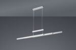 Κρεμαστό Φωτιστικό Trio Lighting LED 42W  Νίκελ Ματ Μεταλλικό Step Dimmable 4000lm 2700K – 5000K  375310507