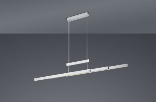 Κρεμαστό Φωτιστικό Trio Lighting LED 42W  Νίκελ Ματ Μεταλλικό Step Dimmable 4000lm 2700K – 5000K  375310507