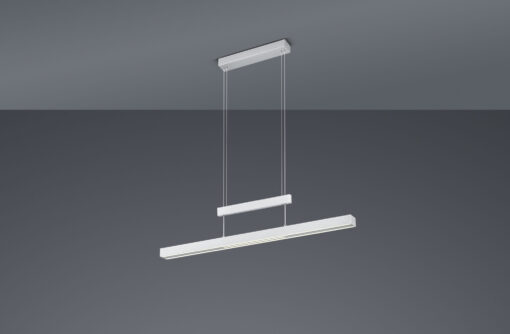 Κρεμαστό Φωτιστικό Trio Lighting LED 42W  Νίκελ Ματ Μεταλλικό Step Dimmable 4000lm 2700K – 5000K  375310507