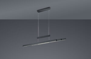 Κρεμαστό Φωτιστικό Trio Lighting LED 42W  Μαύρο Ματ Μεταλλικό Step Dimmable 4000lm 2700K – 5000K  375310532