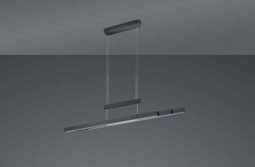Κρεμαστό Φωτιστικό Trio Lighting LED 42W  Μαύρο Ματ Μεταλλικό Step Dimmable 4000lm 2700K – 5000K  375310532
