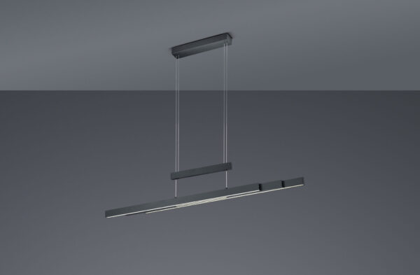 Κρεμαστό Φωτιστικό Trio Lighting LED 42W  Μαύρο Ματ Μεταλλικό Step Dimmable 4000lm 2700K – 5000K  375310532