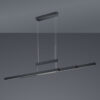 Κρεμαστό Φωτιστικό Trio Lighting LED 42W  Μαύρο Ματ Μεταλλικό Step Dimmable 4000lm 2700K – 5000K  375310532