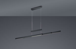 Κρεμαστό Φωτιστικό Trio Lighting LED 42W  Μαύρο Ματ Μεταλλικό Step Dimmable 4000lm 2700K – 5000K  375310532