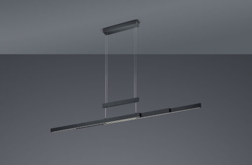 Κρεμαστό Φωτιστικό Trio Lighting LED 42W  Μαύρο Ματ Μεταλλικό Step Dimmable 4000lm 2700K – 5000K  375310532