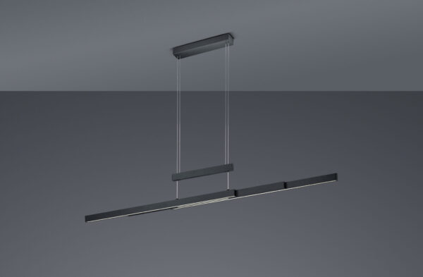 Κρεμαστό Φωτιστικό Trio Lighting LED 42W  Μαύρο Ματ Μεταλλικό Step Dimmable 4000lm 2700K – 5000K  375310532