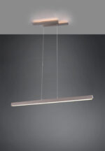 Κρεμαστό Φωτιστικό Up-Down Trio Lighting LED 44W  Νίκελ Ματ Μεταλλικό Step Dimmable 4400lm 3000K  375510407