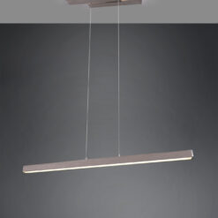 Κρεμαστό Φωτιστικό Up-Down Trio Lighting LED 44W  Νίκελ Ματ Μεταλλικό Step Dimmable 4400lm 3000K  375510407