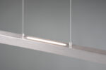 Κρεμαστό Φωτιστικό Up-Down Trio Lighting LED 44W  Νίκελ Ματ Μεταλλικό Step Dimmable 4400lm 3000K  375510407