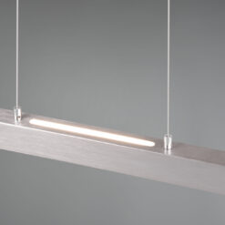 Κρεμαστό Φωτιστικό Up-Down Trio Lighting LED 44W  Νίκελ Ματ Μεταλλικό Step Dimmable 4400lm 3000K  375510407