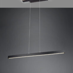 Κρεμαστό Φωτιστικό Up-Down Trio Lighting LED 44W  Μαύρο Ματ Μεταλλικό Step Dimmable 4400lm 3000K  375510432