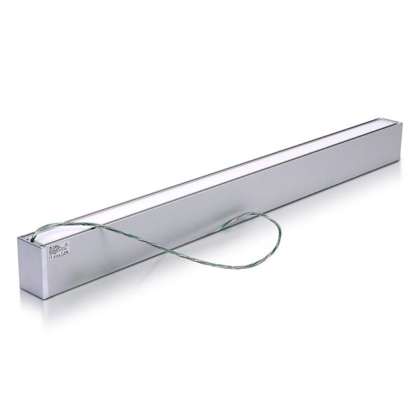 LED Γραμμικό Κρεμαστό Φωτιστικό 120cm Ασημί Up Down Linkable 60W V-TAC PRO Samsung Chip 6000lm 120° Φυσικό Λευκό 4000K – 378