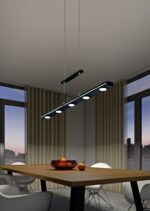 Κρεμαστό Φωτιστικό Trio Lighting LED 3,5W  Μαύρο Ματ Μεταλλικό 350lm 3000 + 5000K  379190732