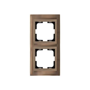 ΠΛΑΙΣΙΟ 2 ΘΕΣΕΩΝ ΜΠΡΟΝΖΕ EUROLAMP – 152-10821