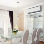 Κρεμαστό Φωτιστικό Οροφής Μονόφωτο Πορσελάνη με Γκρι σώμα V-TAC – 3808