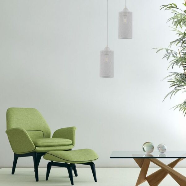 Κρεμαστό Φωτιστικό Οροφής Μεταλλικό με Matt Λευκό σώμα V-TAC – 3829