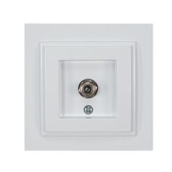 ΠΡΙΖΑ TV F CONNECTOR ΛΕΥΚΗ EUROLAMP – 152-10142