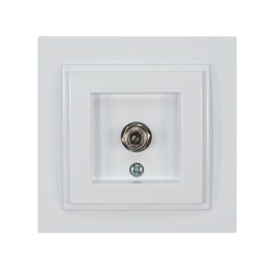 ΠΡΙΖΑ TV F CONNECTOR ΛΕΥΚΗ EUROLAMP – 152-10142