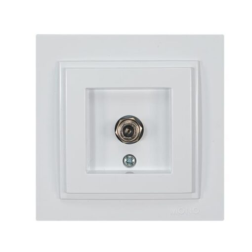 ΠΡΙΖΑ TV F CONNECTOR ΛΕΥΚΗ EUROLAMP – 152-10142
