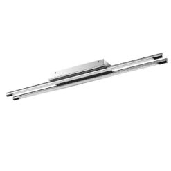 Γραμμικό Φωτιστικό Οροφής/Τοίχου LED 36W V-TAC 120° 2700lm Χρώμιο Φυσικό Λευκό 4000K – 3893