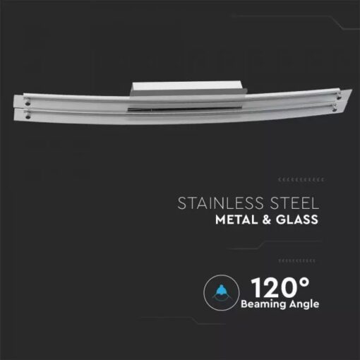 Φωτιστικό οροφής LED 36W Γυαλί 4000K Φυσικό λευκό V-TAC – 3899