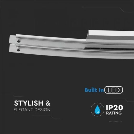 Φωτιστικό οροφής LED 36W Γυαλί 4000K Φυσικό λευκό V-TAC – 3899