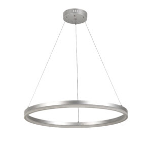 InLight Κρεμαστό φωτιστικό LED 45W 3CCT (by switch on base)   6095-C-Silver